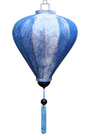 blue silk lantern balloon