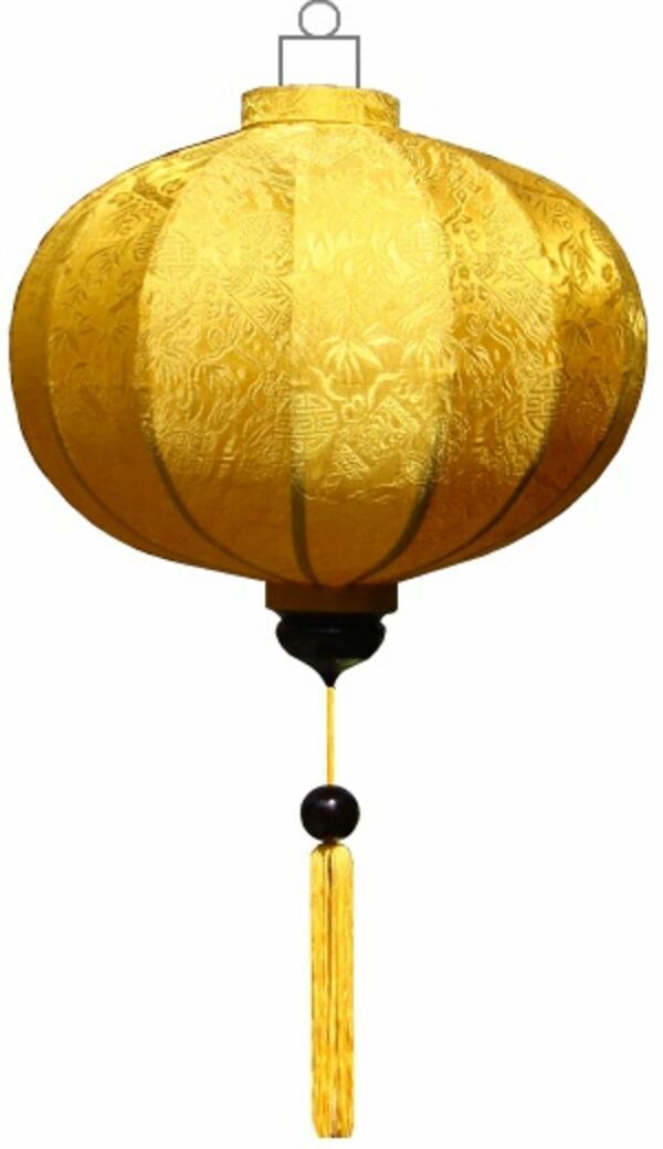 Gelbfarbe Lampion Globus