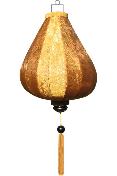 Copper silk lantern tear drop