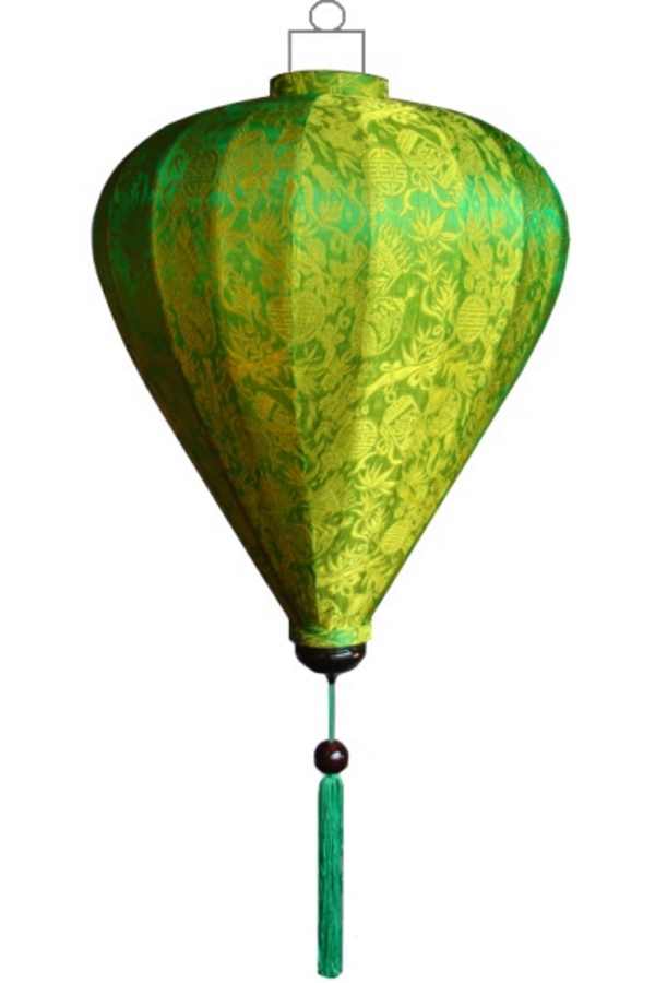 Green silk lantern balloon