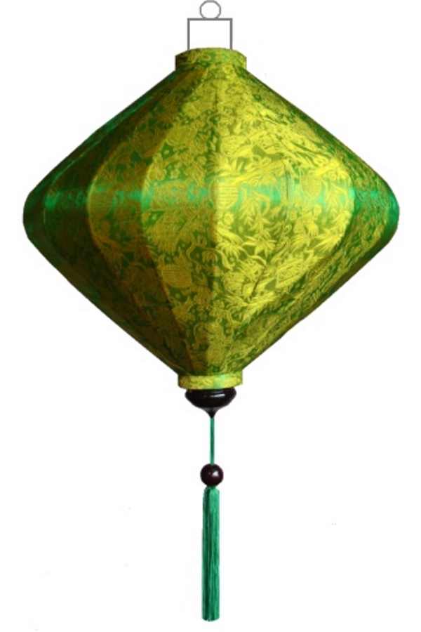 Green silk lantern diamant