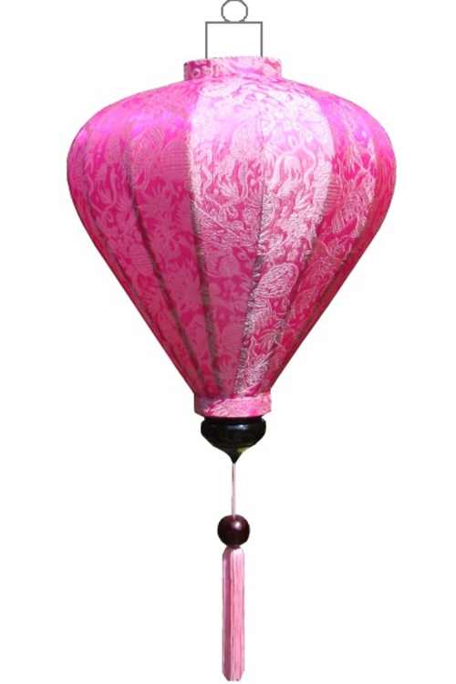 Pink silk lantern balloon