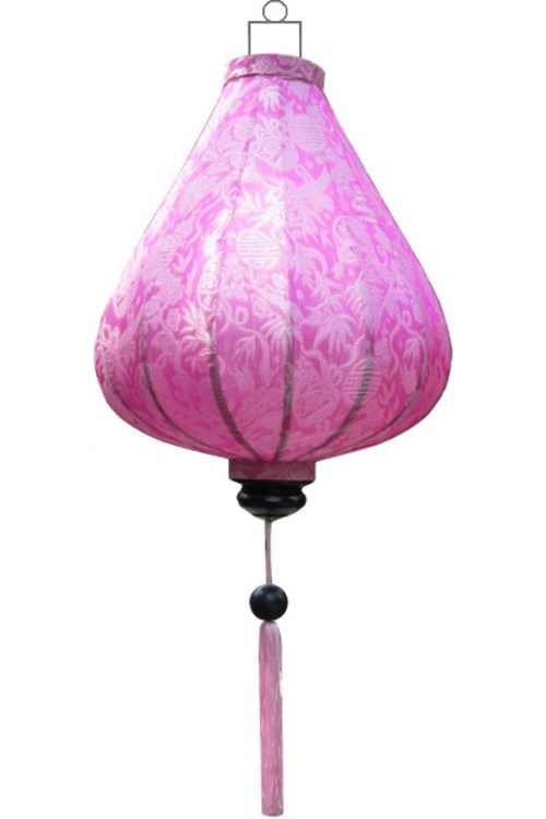 Pink silk lantern tear drop