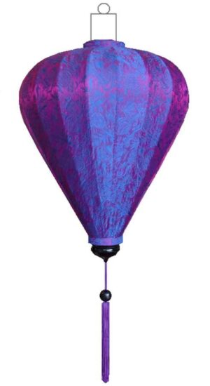 Purple silk lantern balloon