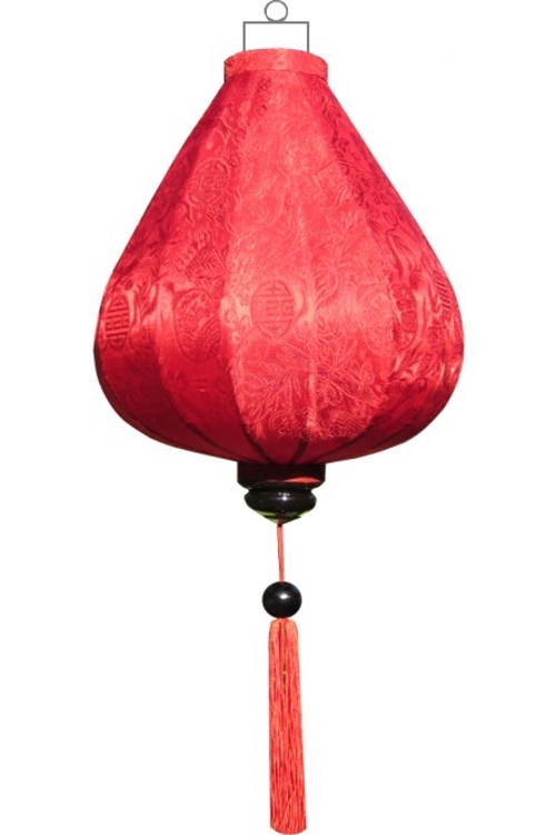 Red silk lantern tear drop
