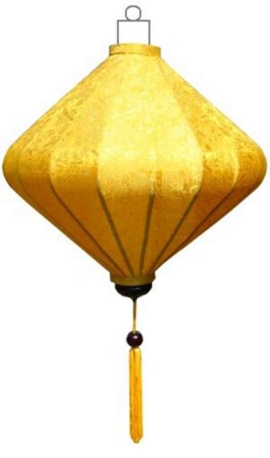 Yellow silk lantern diamant