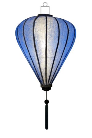 blue silk lantern balloon
