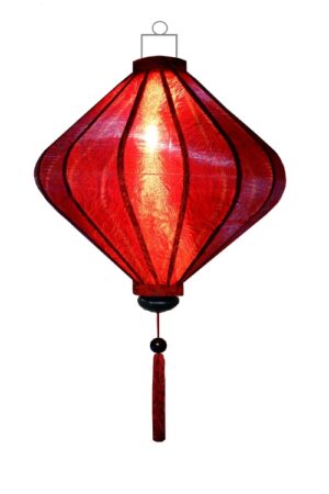 Indigo silk lantern diamant