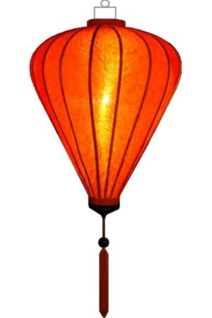 Orange silk lantern balloon