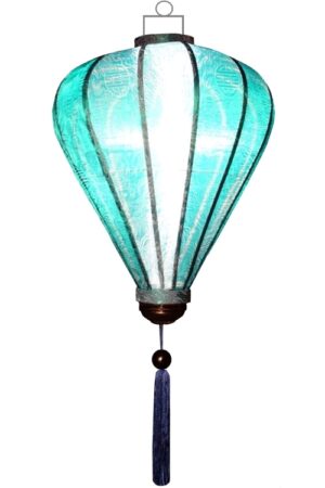 Turqoise silk lantern balloon