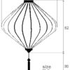Dimensions Lantern diamant 72